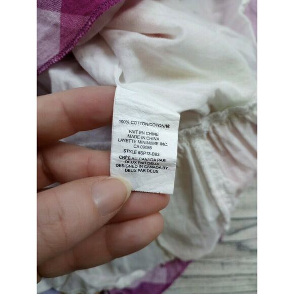 5 Deux Par Deux Colorful Check Tank Dress - Picture 7 of 7